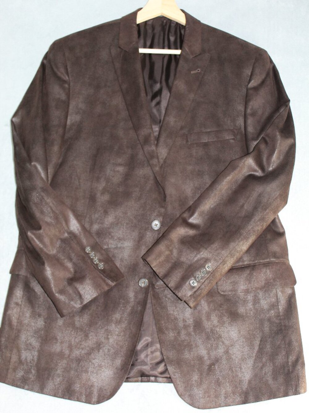 John Varvatos USA Men’s 42R Brown Coated Textured Blazer Sport Coat Canada